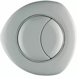 Commande Pneumatique Double Touche Encastrée Affleurant Blanche Siamp