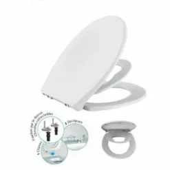 SIAMP Abattant De WC GENERATIONS PREMIUM Avec Siège Enfant Incorporé 10 SIAMP Abattant De WC GENERATIONS PREMIUM Avec Siège Enfant Incorporé -SIAMP Soldes Boutique 1132773 4