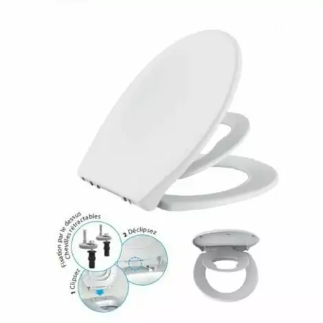 SIAMP Abattant De WC GENERATIONS PREMIUM Avec Siège Enfant Incorporé 6 SIAMP Abattant De WC GENERATIONS PREMIUM Avec Siège Enfant Incorporé – Image 4