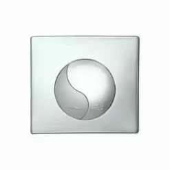 Plaque YIN YANG Chromée Brillant Siamp