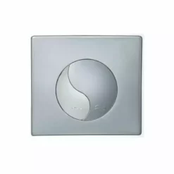 Plaque YIN YANG Chromée Mat Siamp