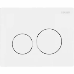 Plaque De Commande Sphère Blanche Double - INGENIO - Siamp